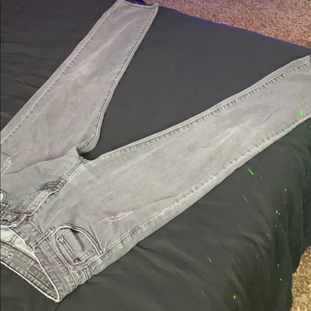 Grey skinny jeans
